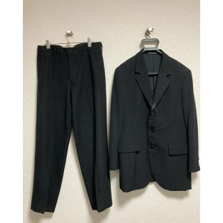 ヨウジヤマモト(Yohji Yamamoto)のYohji Yamamoto Y's for men ウールギャバ レザー切替(セットアップ)