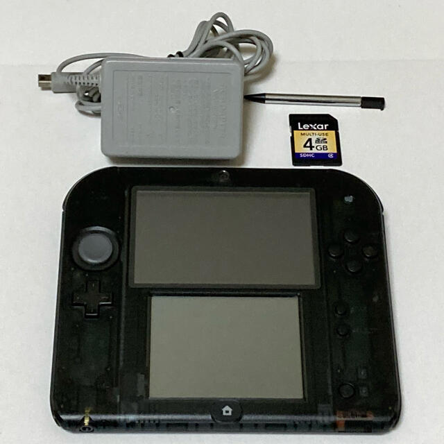 ニンテンドー2DS - ニンテンドー2DS クリアブラックの通販 by yuinayu