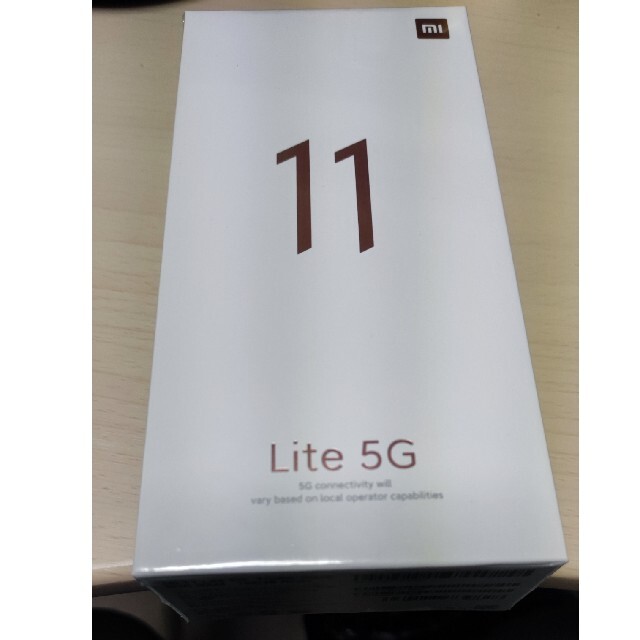 mi 11 lite 5G　トリュフブラックスマートフォン/携帯電話