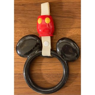 ディズニー(Disney)のディズニー ミッキー 吊り革 2本セット(車内アクセサリ)