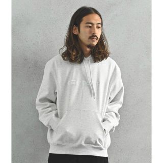 カーハート(carhartt)のWIP HOODED SWEATSHIRT 刺繍ロゴスウェットパーカー(パーカー)