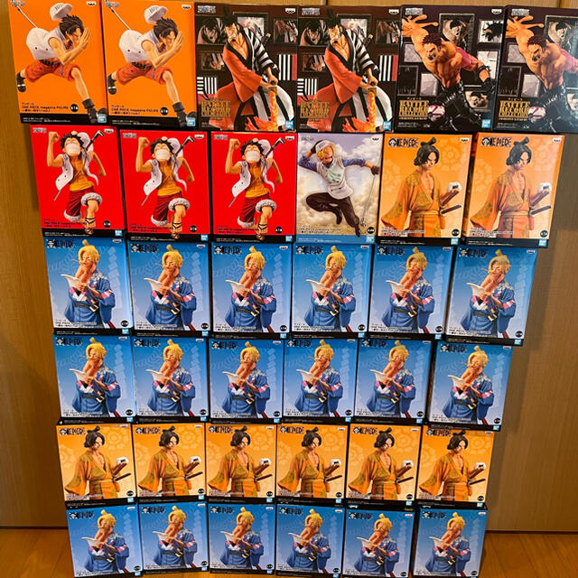 36個】ワンピース フィギュア まとめ売り 大量 ONE PIECE 処分 【25