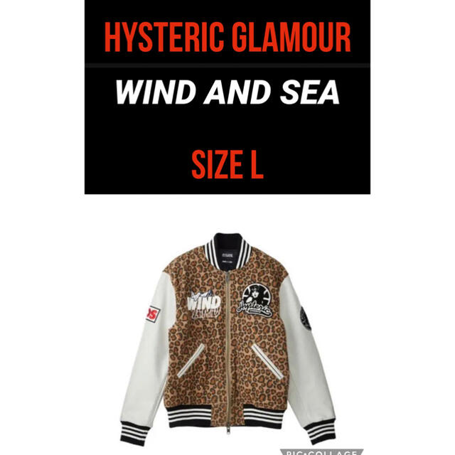 wind and sea × hysteric glamour スタジャン