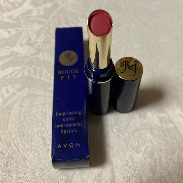 AVON(エイボン)のエフエムジー&ミッション「日比谷花壇」コラボ フラワーポーチ2個と口紅2個 コスメ/美容のベースメイク/化粧品(口紅)の商品写真