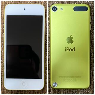 アップル(Apple)のiPodtouch･iPod･apple･イエロー(中古品)(ポータブルプレーヤー)