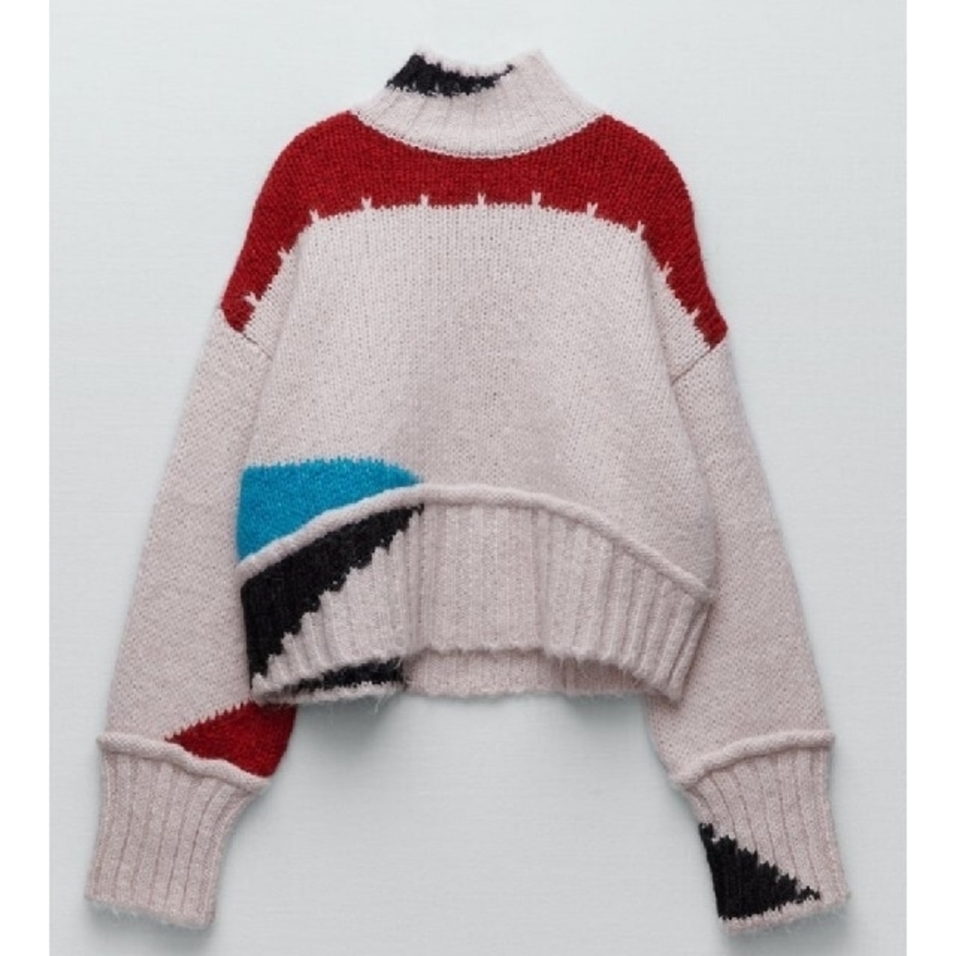 ZARA - ZARA◇新作◇WOOLカラーブロックニット◇新品/タグ付きの ZARA - ZARA◇新作◇WOOLカラーブロックニット◇新品/タグ付きの