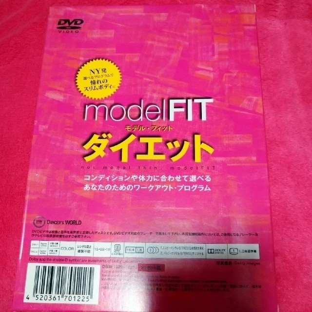 ModelFITダイエット DVD エンタメ/ホビーのDVD/ブルーレイ(舞台/ミュージカル)の商品写真