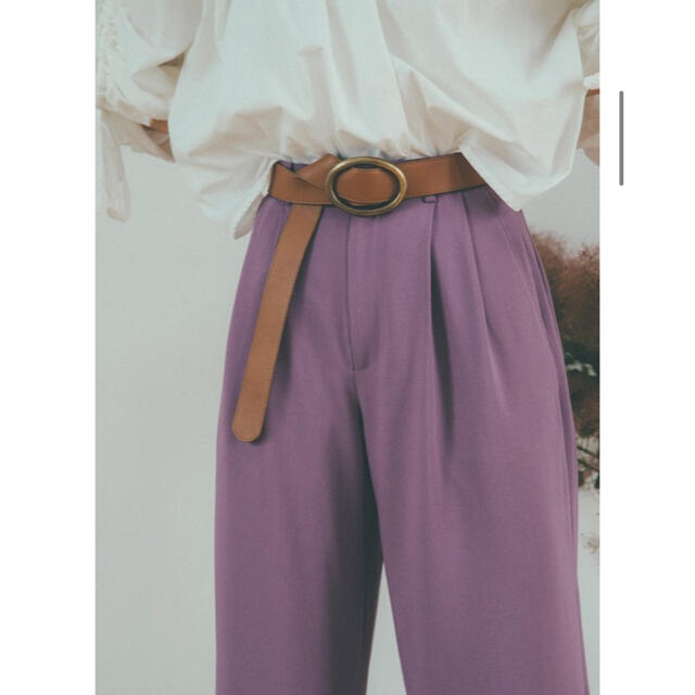 STUDIOUS(ステュディオス)のCLANE basic tuck pants  レディースのパンツ(カジュアルパンツ)の商品写真