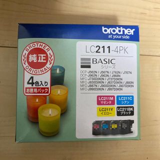 ブラザー(brother)のbrother インクカートリッジ LC211-4PK 4色(その他)