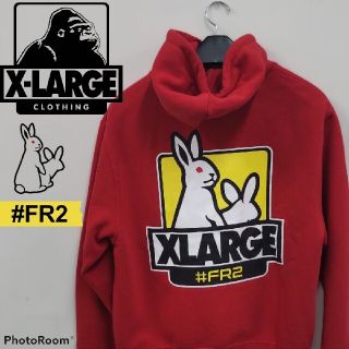 エクストララージ(XLARGE)の【超希少カラー】FR2 XLARGE コラボ パーカー バックプリント(パーカー)