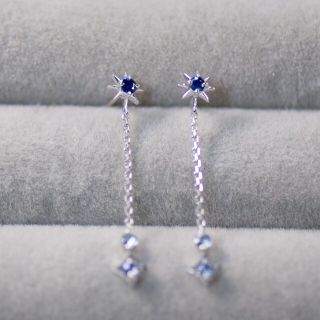 スタージュエリー(STAR JEWELRY)のSAKU様専用　スタージュエリー　Pt950　マルチカラーピアス(ピアス)