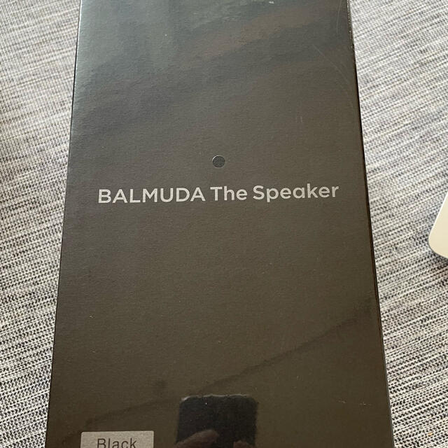 BALMUDA(バルミューダ)のBALMUDA The Speaker  M01A-BK バルミューダスピーカー スマホ/家電/カメラのオーディオ機器(スピーカー)の商品写真