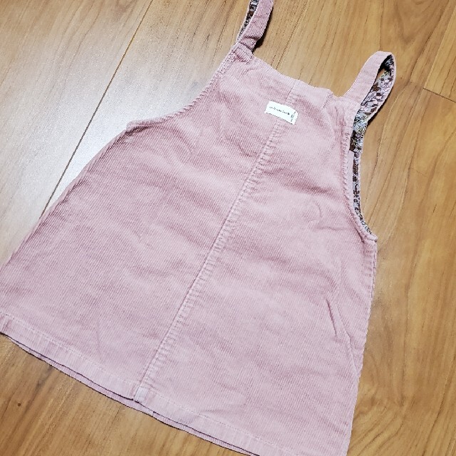 ZARA KIDS(ザラキッズ)のZARAbabyコーデュロイジャンパースカート92☆ザラキッズ キッズ/ベビー/マタニティのキッズ服女の子用(90cm~)(ワンピース)の商品写真