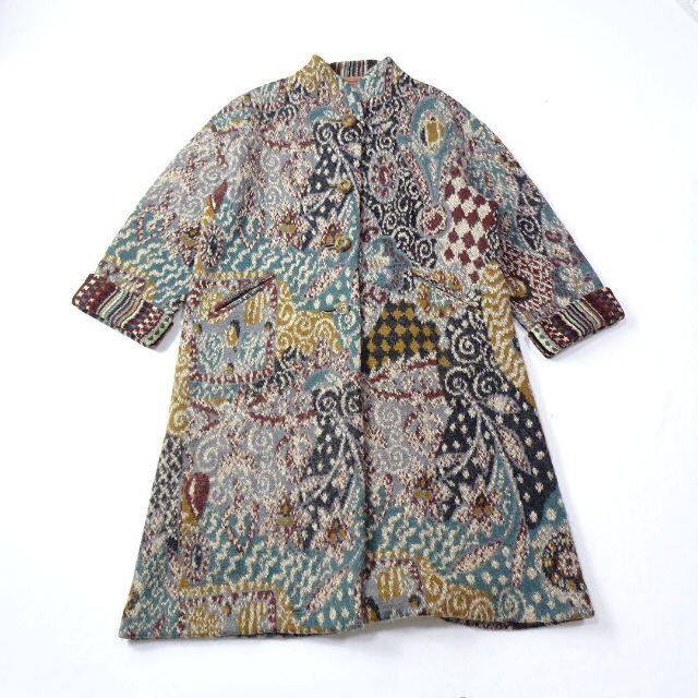 MISSONI - MISSONI ミッソーニ ニット 総柄 ネイティブ ロングコートの