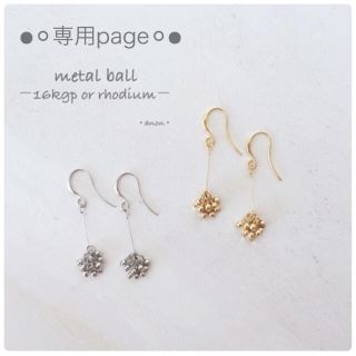 ✧༚シナモンマー様 専用༚✧(ピアス)