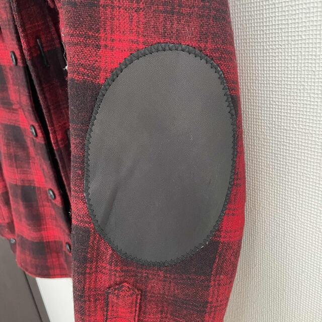 TMT - TMT×WOOLRICH、コラボワッペン付き 限定チェックシャツ キムタク