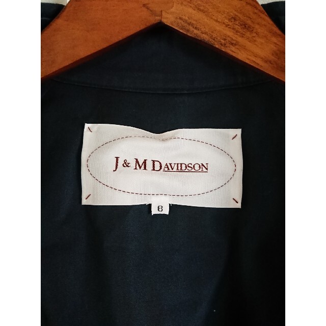 J&M DAVIDSON トレンチコート ネイビー サイズ6