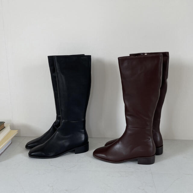 RANDA(ランダ)のleather long boots レザーロングブーツ レディースの靴/シューズ(ブーツ)の商品写真