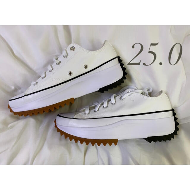 正規品CONVERSE RUN STAR HIKE OX ホワイト 25.0cm | www