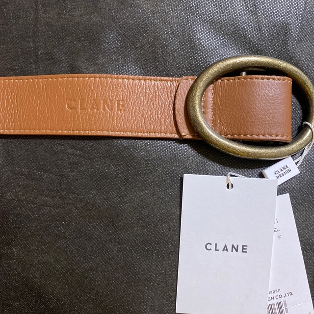 STUDIOUS(ステュディオス)のCLANE CIRCLE BUCKLE WIDE BELT レディースのファッション小物(ベルト)の商品写真