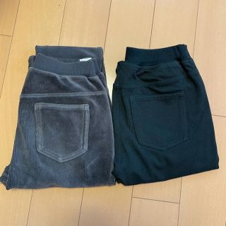 ムジルシリョウヒン(MUJI (無印良品))の無印　冬パンツ　2枚セット　サイズ130(パンツ/スパッツ)