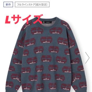 GU×UNDERCOVERコラボ ジャカードセーター柄グレー GLAY(ニット/セーター)