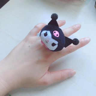 サンリオ(サンリオ)のクロミちゃん マスコット 指輪💍☠️(リング(指輪))