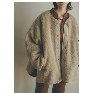 ステュディオス(STUDIOUS)のCLANE クラネ REVERSIBLE MILITARY BOA JACKET(ミリタリージャケット)