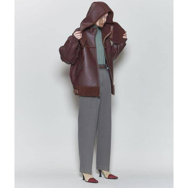 ななさん専用6(Roku) フェイクレザーボアブルゾン size36 ななさん専用6(Roku) フェイクレザーボアブルゾン size36