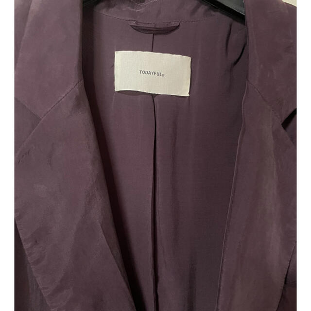 新品NEW TODAYFUL - Satin Over Jacket 38の通販 by 蟹フォーク