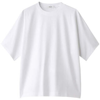 ロンハーマン(Ron Herman)のエ専用　ebure 超長綿スーピマコットン　クルーネックTシャツ　ホワイト(Tシャツ(半袖/袖なし))