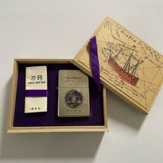 ジッポー(ZIPPO)の1996年zippo ジッポ ZIPANG ジパング 竹林図鰐 シルバー(タバコグッズ)