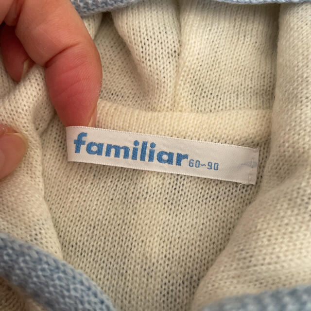 familiar(ファミリア)のfamiliar ポンチョ ケープ　60-90 キッズ/ベビー/マタニティのキッズ/ベビー/マタニティ その他(その他)の商品写真