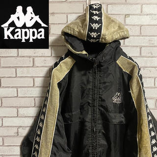 カッパ(Kappa)の90s 古着 カッパ 刺繍ロゴ ナイロンジャケット ゆるだぼ ビッグシルエット(ナイロンジャケット)