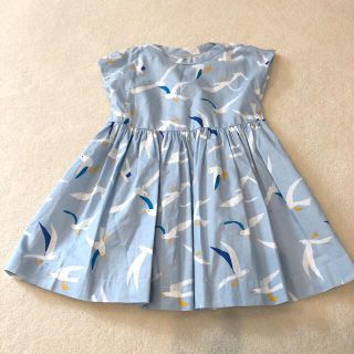 プチバトー(PETIT BATEAU)のプチバトー☆カモメワンピース☆(ワンピース)