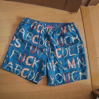 Supreme - 美品Supreme Alphabet Water Short blue XLの通販 by