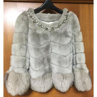 グレースコンチネンタル ファーコート(レディース)(ビジュー)の通販