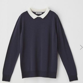 ジョンスメドレー(JOHN SMEDLEY)のheizou様専用　ジョンスメドレー　マルティニーク　コラボ　襟付　ネイビー(ニット/セーター)