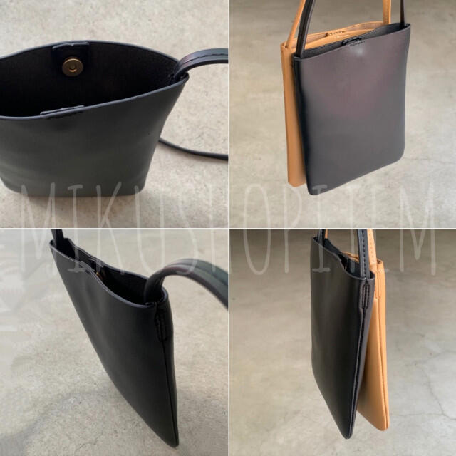 TODAYFUL(トゥデイフル)のスクエアミニポシェット ブラック 黒 シンプル 斜めがけ 斜め掛け マルチ レディースのバッグ(ショルダーバッグ)の商品写真