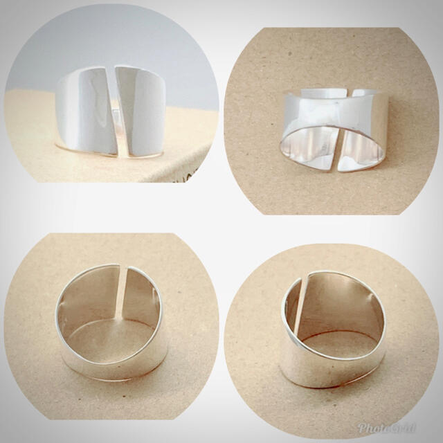 925銀製品✨鏡面仕上げ✨指輪/リング🌈アレルギー対応💖韓国人気アクセサリー レディースのアクセサリー(リング(指輪))の商品写真