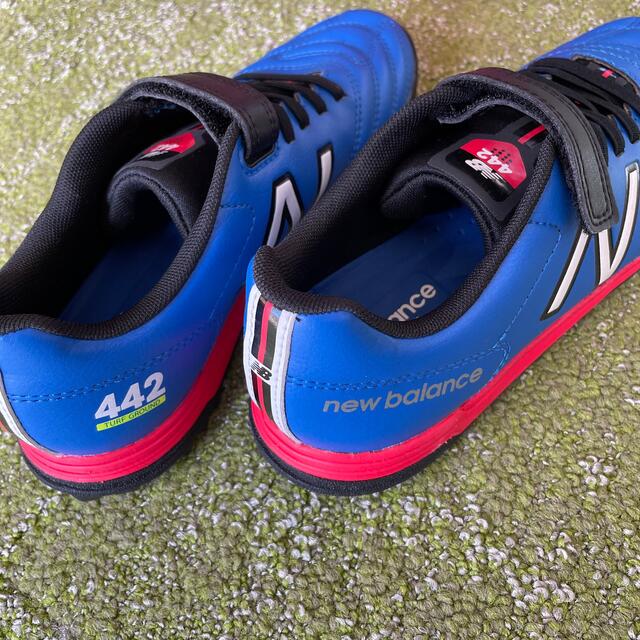 New Balance(ニューバランス)の未使用#ニューバランス　442#21センチ キッズ/ベビー/マタニティのキッズ靴/シューズ(15cm~)(アウトドアシューズ)の商品写真