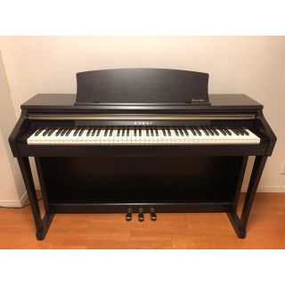 カワイイ(cawaii)の希少木製鍵盤 KAWAI 電子ピアノ CA13R 2012年製 専用椅子付(電子ピアノ)