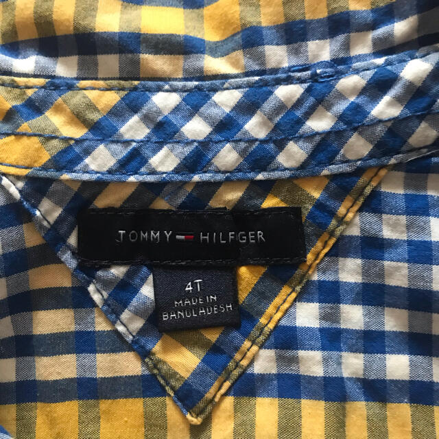 TOMMY HILFIGER(トミーヒルフィガー)のトミーヒルフィガー　シャツ100サイズ程度 キッズ/ベビー/マタニティのキッズ服男の子用(90cm~)(ブラウス)の商品写真