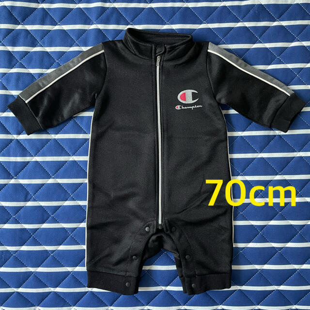 Champion(チャンピオン)のチャンピオン　カバーオール70cm キッズ/ベビー/マタニティのベビー服(~85cm)(カバーオール)の商品写真