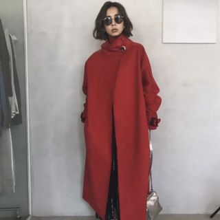 アメリヴィンテージ(Ameri VINTAGE)の【美品】Ameri Vintage ロングコートWRAP COLLAR COAT(ロングコート)