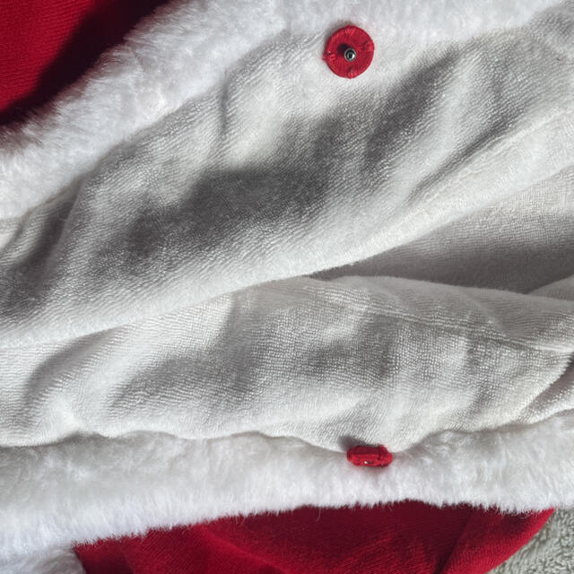 COMME CA ISM(コムサイズム)のクリスマスポンチョ キッズ/ベビー/マタニティのベビー服(~85cm)(カーディガン/ボレロ)の商品写真