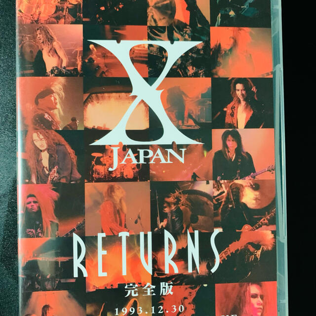 XJAPAN RETURNS　完全版　1993．12．30 DVD　美品‼️ エンタメ/ホビーのDVD/ブルーレイ(ミュージック)の商品写真