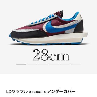 ナイキ(NIKE)のアンダーカバー × サカイ ナイキ LDワッフル  28(スニーカー)