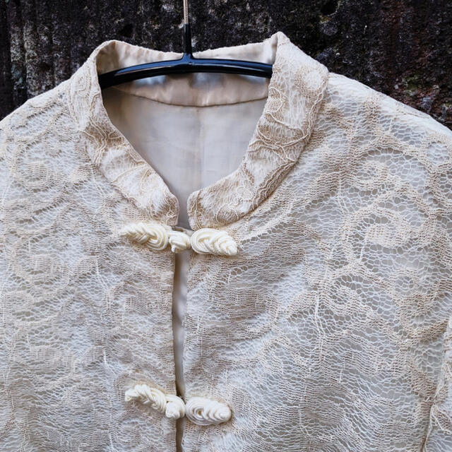 Grimoire(グリモワール)のVintage China lace long jacket レディースのワンピース(ロングワンピース/マキシワンピース)の商品写真