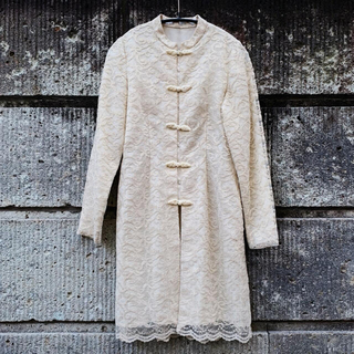 グリモワール(Grimoire)のVintage China lace long jacket(ロングワンピース/マキシワンピース)